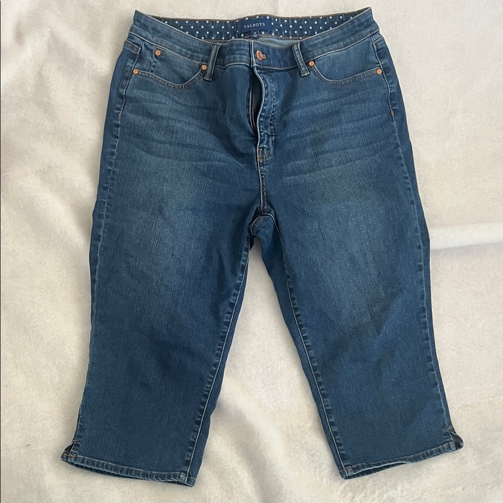 Talbots Classic Blue Ankle Jeans